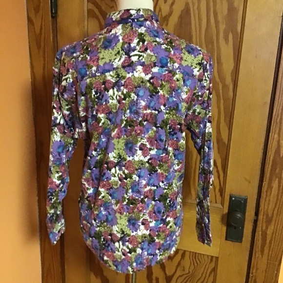 Vintage 80s Gitano floral shirt - Picture 11 of 11